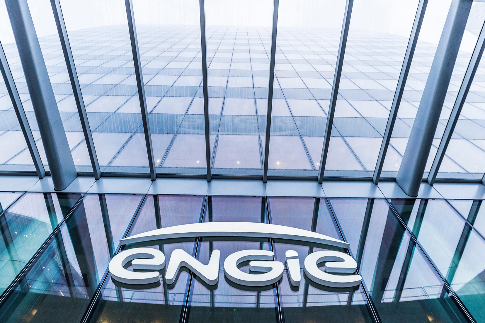 ENGIE Corporate Building - Modern glass architecture with ENGIE logo